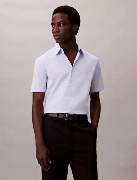 Πουκάμισο από Cotton Stretch με κουμπιά