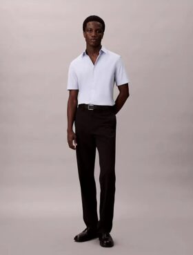 Πουκάμισο από Cotton Stretch με κουμπιά