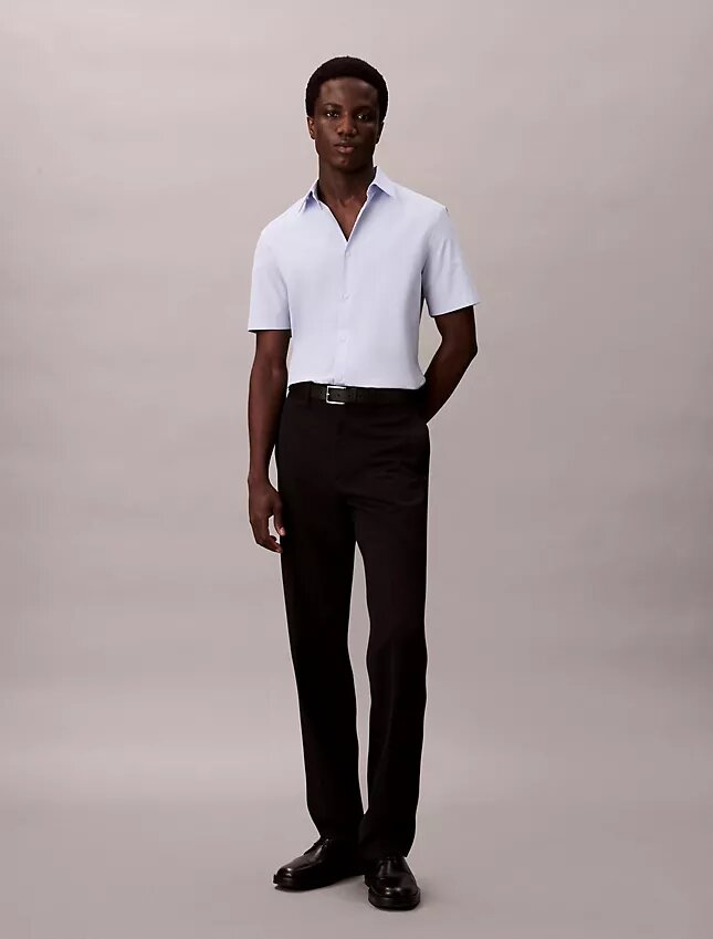 Πουκάμισο από Cotton Stretch με κουμπιά Πουκάμισο από Cotton Stretch με κουμπιά