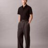 Πουκάμισο από Cotton Stretch με κουμπιά και στενή γραμμή