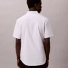 Πουκάμισο από Cotton Stretch με κουμπιά και στενή γραμμή