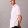 Πουκάμισο από Cotton Stretch με κουμπιά και στενή γραμμή