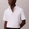 Πουκάμισο από Cotton Stretch με κουμπιά και στενή γραμμή