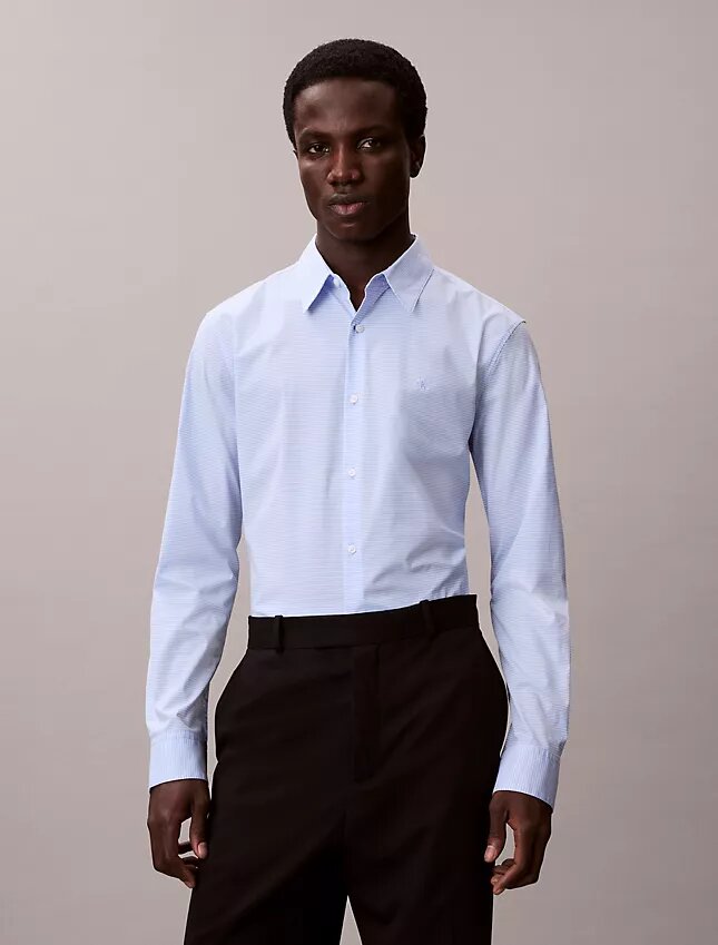 Πουκάμισο με κουμπιά από Cotton Stretch με καρό μοτίβο Πουκάμισο με κουμπιά από Cotton Stretch με καρό μοτίβο
