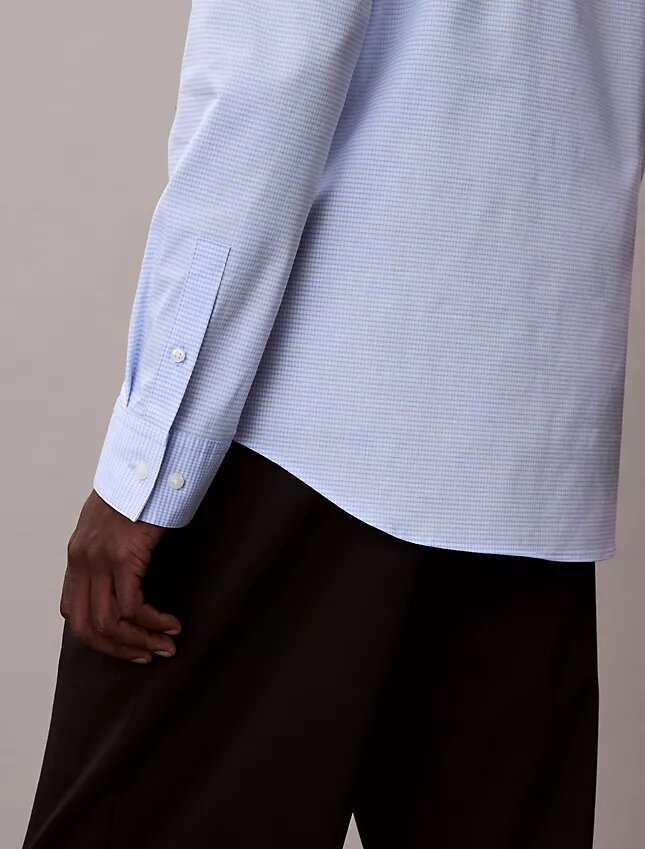 Πουκάμισο με κουμπιά από Cotton Stretch με καρό μοτίβο Πουκάμισο με κουμπιά από Cotton Stretch με καρό μοτίβο