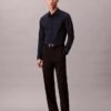 Πουκάμισο με κουμπιά από Cotton Stretch ποπλίν με στενή γραμμή Πουκάμισο με κουμπιά από Cotton Stretch ποπλίν με στενή γραμμή