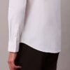 Πουκάμισο με κουμπιά από Cotton Stretch ποπλίν με στενή γραμμή Πουκάμισο με κουμπιά από Cotton Stretch ποπλίν με στενή γραμμή