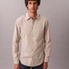 Πουκάμισο με κουμπιά, στενή γραμμή, από Cotton Stretch με καρό μοτίβο