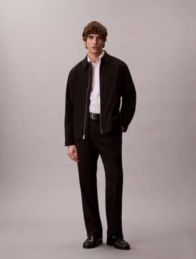 Πουκάμισο με κουμπιά, στενή γραμμή και ρίγες από Cotton Stretch βαμβάκι