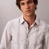 Πουκάμισο Supima Stretch Slim με ρίγες βαμμένες στο νήμα
