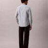 Πουκάμισο Supima Stretch Slim με ρίγες βαμμένες στο νήμα