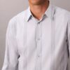 Πουκάμισο Supima Stretch Slim με ρίγες βαμμένες στο νήμα
