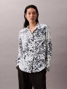 Πουκάμισο Utility Shirt με κουμπιά, χαλαρή γραμμή και τύπωμα
