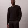 Πουλόβερ με στρογγυλό λαιμό από εξαιρετικά λεπτό μείγμα μερινό Πουλόβερ με στρογγυλό λαιμό από εξαιρετικά λεπτό μείγμα μερινό