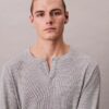 Πυτζάμα Henley με πλέξη βάφλας Πυτζάμα Henley με πλέξη βάφλας