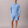 Πυτζάμα Henley με πλέξη βάφλας Πυτζάμα Henley με πλέξη βάφλας