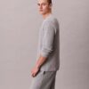 Πυτζάμα Henley με πλέξη βάφλας Πυτζάμα Henley με πλέξη βάφλας