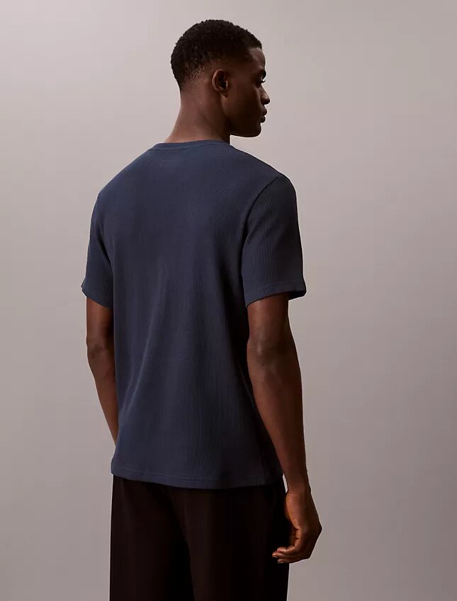 Πυτζάμα T-shirt με πλέξη βάφλας Πυτζάμα T-shirt με πλέξη βάφλας
