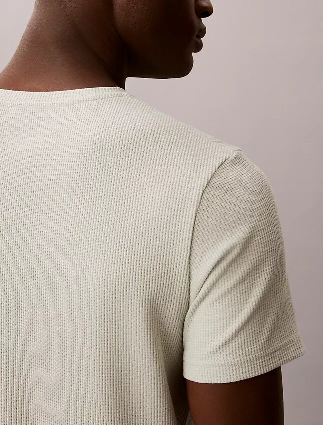 Πυτζάμα T-shirt με πλέξη βάφλας Πυτζάμα T-shirt με πλέξη βάφλας