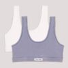 Σετ 2 κοριτσίστικων Bralette με ξεθωριασμένο χρώμα Σετ 2 κοριτσίστικων Bralette με ξεθωριασμένο χρώμα