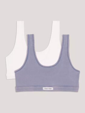Σετ 2 κοριτσίστικων Bralette με ξεθωριασμένο χρώμα