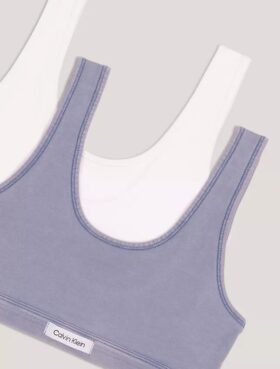 Σετ 2 κοριτσίστικων Bralette με ξεθωριασμένο χρώμα