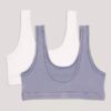 Σετ 2 κοριτσίστικων Bralette με ξεθωριασμένο χρώμα Σετ 2 κοριτσίστικων Bralette με ξεθωριασμένο χρώμα