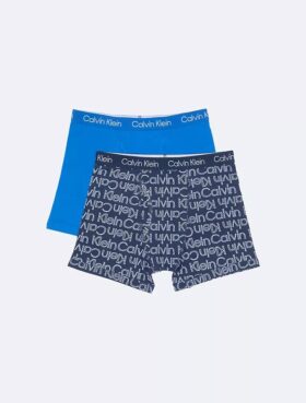 Σετ 2 βαμβακερών Cotton Stretch μποξεράκια για αγόρια
