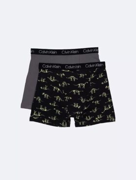 Σετ 2 βαμβακερών Cotton Stretch μποξεράκια για αγόρια