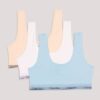 Σετ 3 Bralette με στρογγυλό λαιμό για κορίτσια Σετ 3 Bralette με στρογγυλό λαιμό για κορίτσια