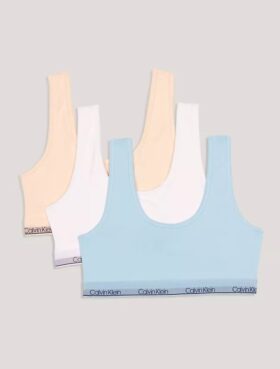 Σετ 3 Bralette με στρογγυλό λαιμό για κορίτσια Σετ 3 Bralette με στρογγυλό λαιμό για κορίτσια