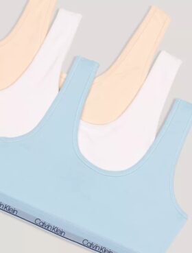Σετ 3 Bralette με στρογγυλό λαιμό για κορίτσια Σετ 3 Bralette με στρογγυλό λαιμό για κορίτσια