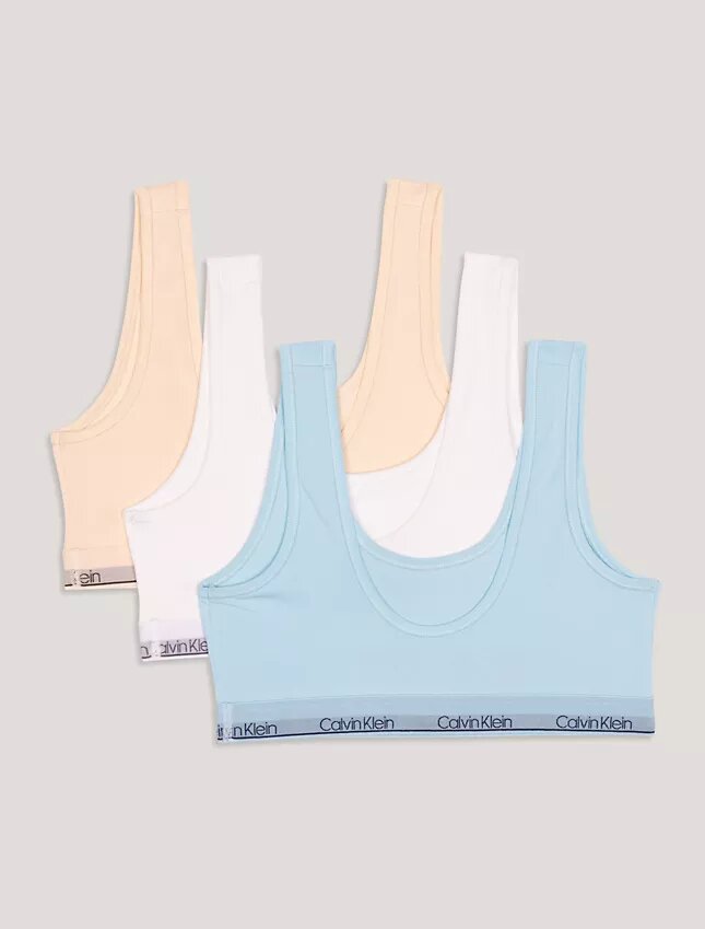 Σετ 3 Bralette με στρογγυλό λαιμό για κορίτσια Σετ 3 Bralette με στρογγυλό λαιμό για κορίτσια