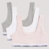 Σετ 3 Cotton Stretch Bralette χωρίς φόδρα για κορίτσια Σετ 3 Cotton Stretch Bralette χωρίς φόδρα για κορίτσια