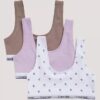 Σετ 3 Cotton Stretch Bralette χωρίς φόδρα για κορίτσια Σετ 3 Cotton Stretch Bralette χωρίς φόδρα για κορίτσια