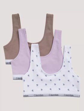 Σετ 3 Cotton Stretch Bralette χωρίς φόδρα για κορίτσια Σετ 3 Cotton Stretch Bralette χωρίς φόδρα για κορίτσια