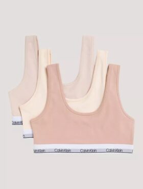 Σετ 3 Cotton Stretch Bralette χωρίς φόδρα για κορίτσια