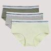 Σετ 3 Hipster από Cotton Stretch για κορίτσια Σετ 3 Hipster από Cotton Stretch για κορίτσια