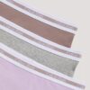 Σετ 3 Hipster από Cotton Stretch για κορίτσια