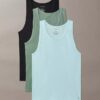 Σετ 3 μπλούζων από Cotton Stretch ύφασμα Σετ 3 μπλούζων από Cotton Stretch ύφασμα