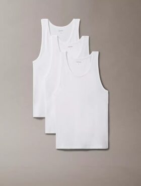 Σετ 3 μπλούζων από Cotton Stretch ύφασμα