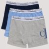 Σετ 3 μποξεράκια από Cotton Stretch με Monogram για αγόρια Σετ 3 μποξεράκια από Cotton Stretch με Monogram για αγόρια