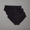 Σετ 3 τεμαχίων Hipster από ελαστική Microfiber με δαντέλα