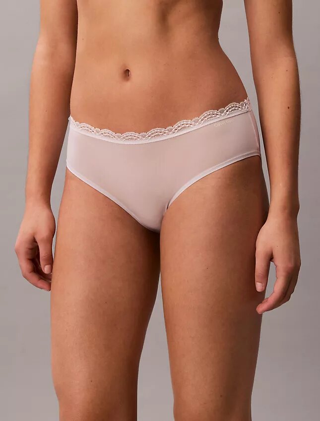 Σετ 3 τεμαχίων Hipster από ελαστική Microfiber με δαντέλα Σετ 3 τεμαχίων Hipster από ελαστική Microfiber με δαντέλα
