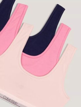 Σετ 3 βαμβακερών Cotton Stretch Bralette για κορίτσια