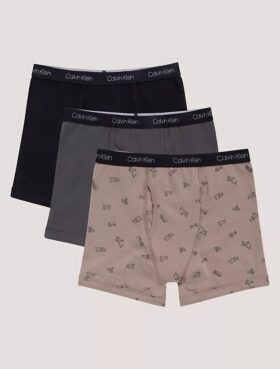 Σετ 3 βαμβακερών Cotton Stretch Μποξεράκια για αγόρια
