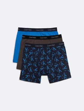 Σετ 3 βαμβακερών Cotton Stretch Μποξεράκια για αγόρια