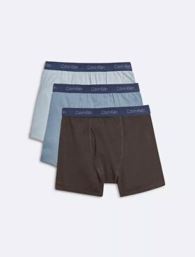 Σετ 3 βαμβακερών Cotton Stretch Μποξεράκια για αγόρια