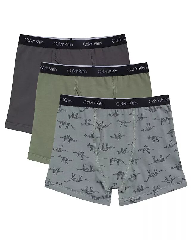Σετ 3 βαμβακερών Cotton Stretch Μποξεράκια για αγόρια Σετ 3 βαμβακερών Cotton Stretch Μποξεράκια για αγόρια
