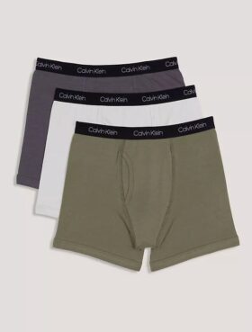 Σετ 3 βαμβακερών Cotton Stretch Μποξεράκια για αγόρια